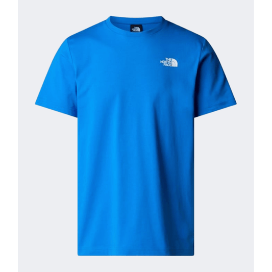 The North Face Vertical Men Lifestyle T-Shirt Hero Blue - Medaid International
