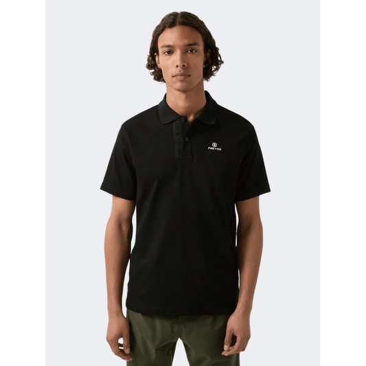 Fire And Ice Ramon4 Men Lifestyle Polo Short Sleeve Black - Medaid International