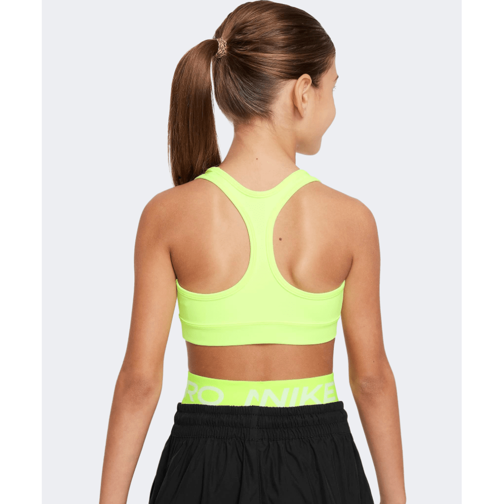 Nike Df Swoosh Girls Training Bra Volt/Black - Medaid International