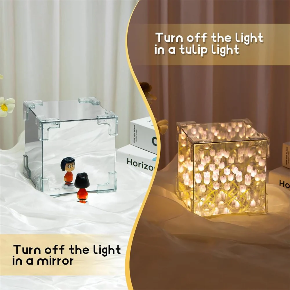 Tulip Mirror Night Light DIY - Medaid International