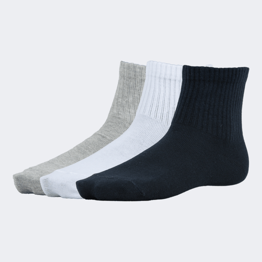 Top Ten Soft Unisex Lifestyle Socks Black/White/Grey - Medaid International