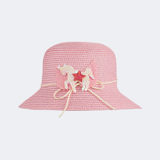 Oil And Gaz Stylish Kids-Girls Beach Cordobes Hat  Pink - Medaid International