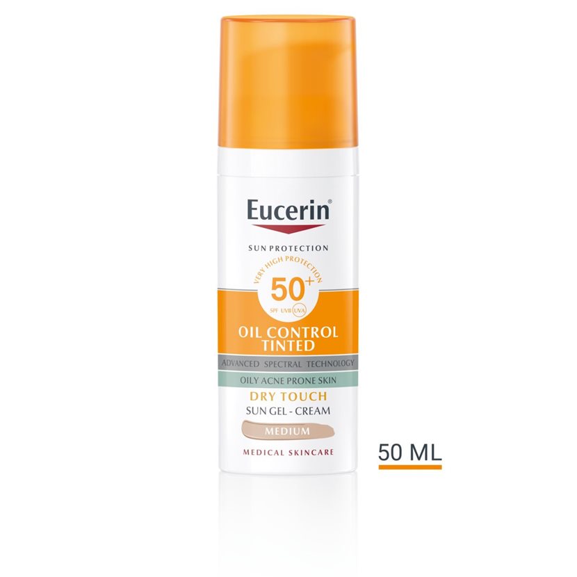 Sun Face Oil Control Tinted Medium SPF 50+ - Medaid