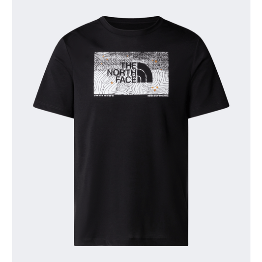 The North Face Foundation Abstract Graphic Men Lifestyle T-Shirt Black - Medaid International