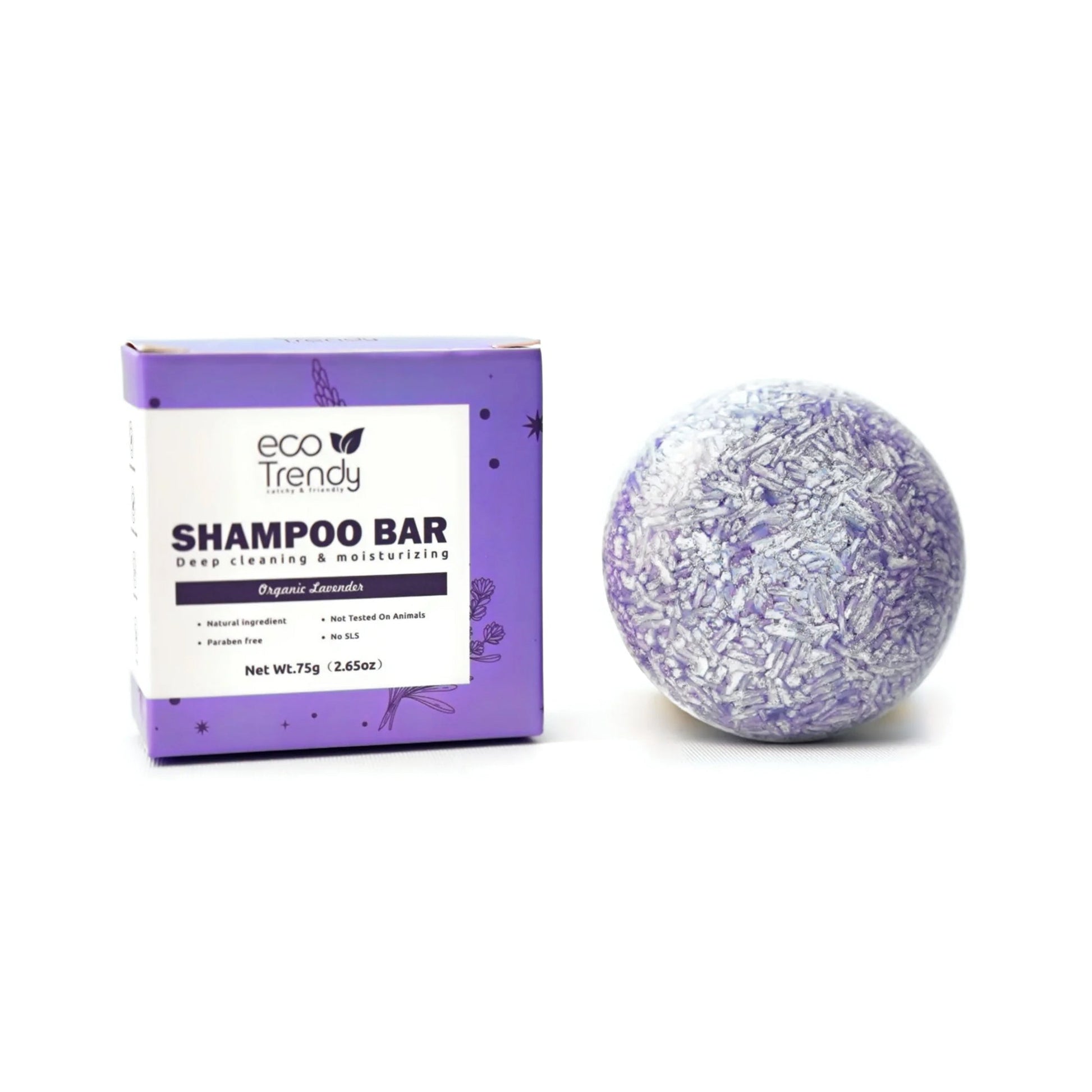 ECO TRENDY ORGANIC SHAMPOO BAR - LAVENDER - Medaid International
