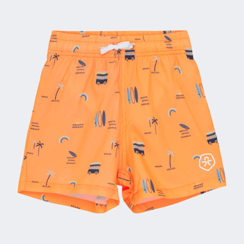 Color Kids Boys Beach Swim Short Orange - Medaid International
