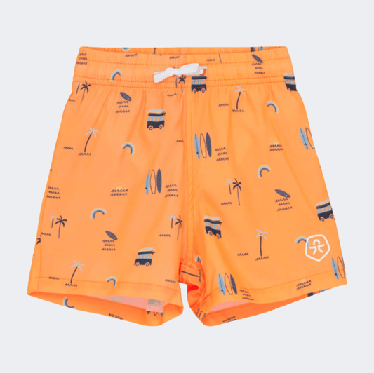 Color Kids Boys Beach Swim Short Orange - Medaid International