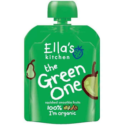 Ella's Kitchen Organic Smoothie Fruit - The Green One 5 X 90 gr - Medaid