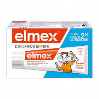Elmex - Kids Toothpaste 3-6 Years Old Duo Pack 2x50ml - Medaid International