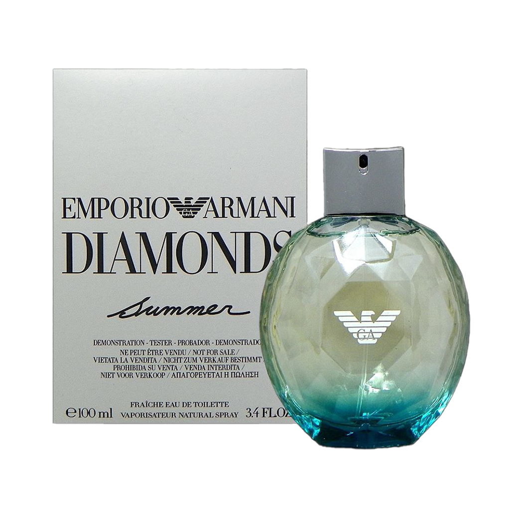 TESTER Emporio Armani Diamonds Summer Eau De Toilette Pour Femme - 100ml - Medaid