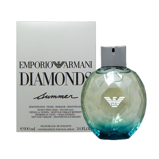 TESTER Emporio Armani Diamonds Summer Eau De Toilette Pour Femme - 100ml - Medaid