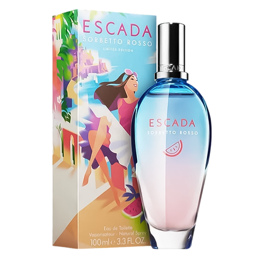 Escada Sorbetto Rosso Limited Edition Eau De Toilette Pour Femme - 100ml - Medaid