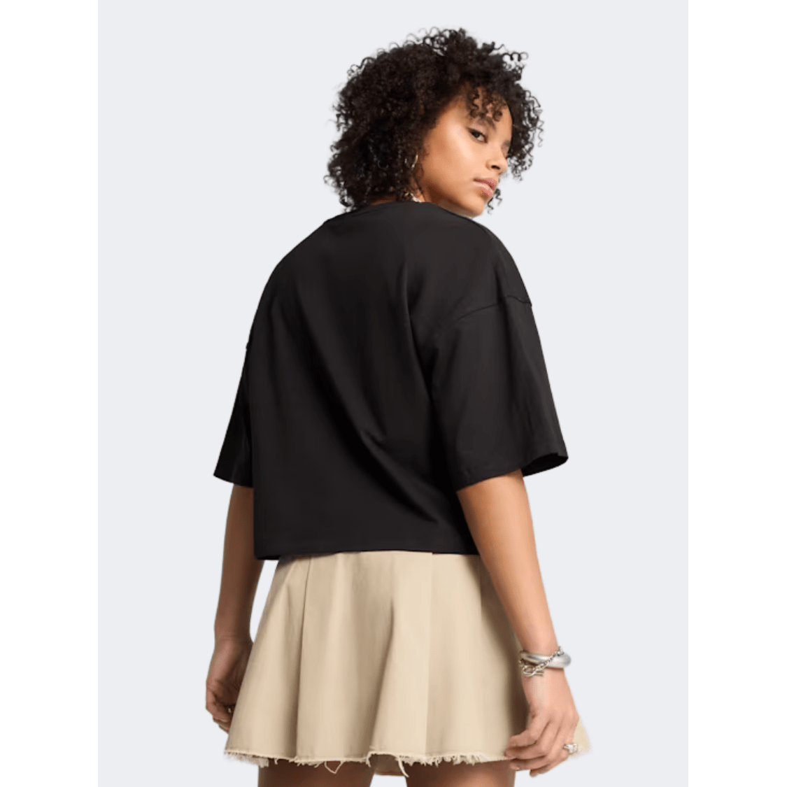 Puma Leo Luxe Women Lifestyle T-Shirt Black - Medaid International