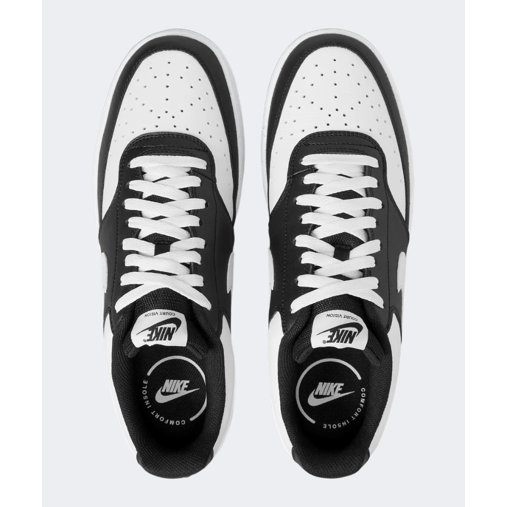 Nike Court Vision Low Men Lifestyle Shoes Black/White - Medaid International