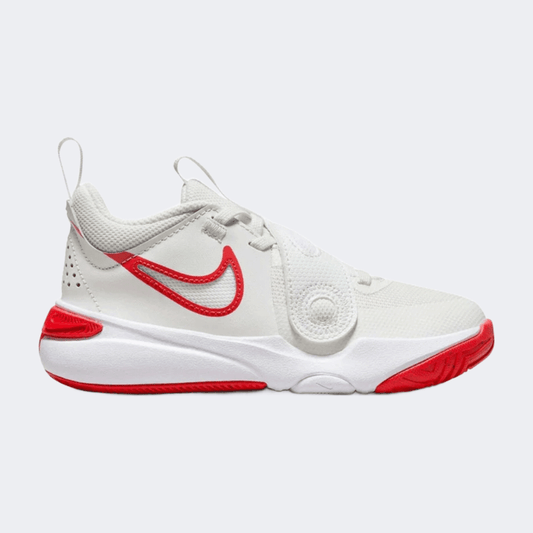 Nike Team Hustle D 11 Ps-Boys Basketball Shoes White - Medaid International