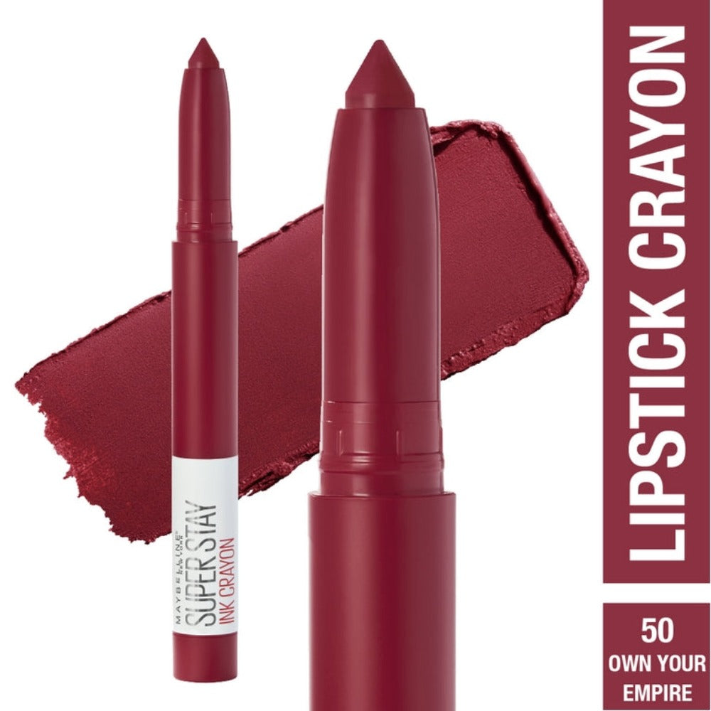 Maybelline Super Stay Ink Crayon Lipstick, Matte Longwear Lipstick - Medaid