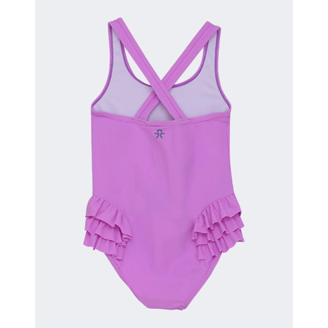 Color Kids Swimsuit Girls Beach Monokini Purple - Medaid International