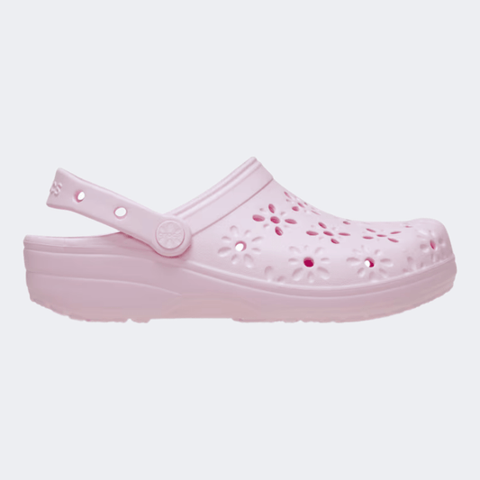 Crocs Classic Floral Cut Out Clog Unisex Lifestyle Pink Milk - Medaid International