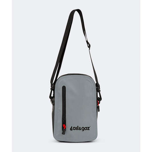 Oil And Gaz Durable Unisex Lifestyle Water Proof Cross Bag Grey/Red - Medaid International