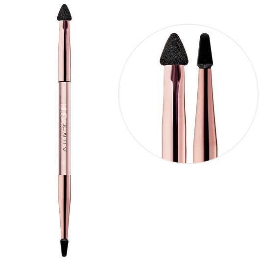 HUDA BEAUTY - Fender Blender Dual-Ended Sponge & Silicone Eyeshadow Brush - Medaid