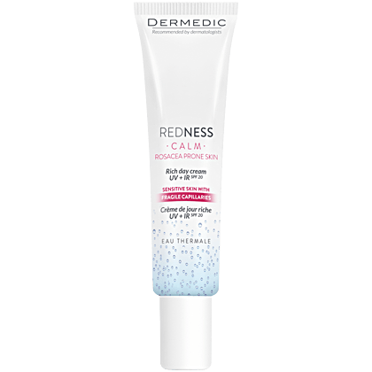 REDNESS-Rich Day Cream Uv+IR SPF 20 - Medaid
