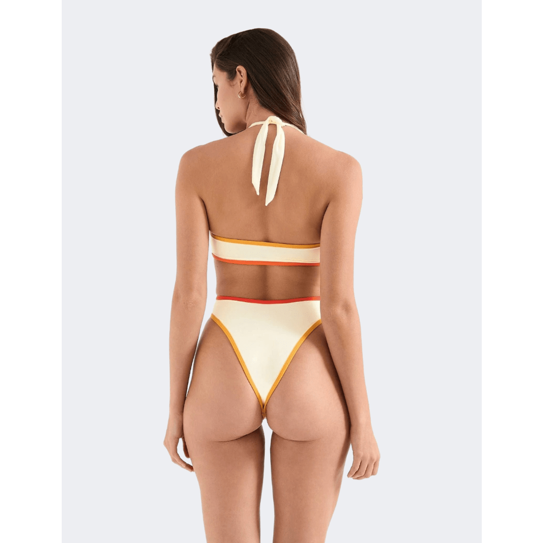 Oneone Marlen Cheeky Women Beach Monokini Sunset Dreams White - Medaid International