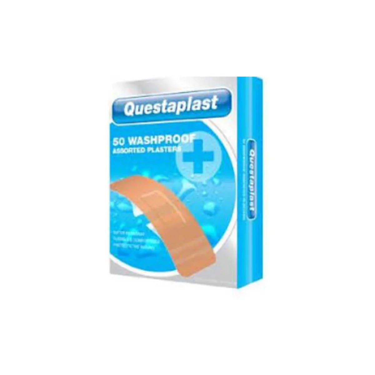 Washproof Plasters 50 Pack - Medaid