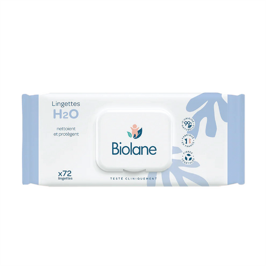 Biolane Thick H2O Baby Wipes - 72 Wipes - Medaid - Lebanon