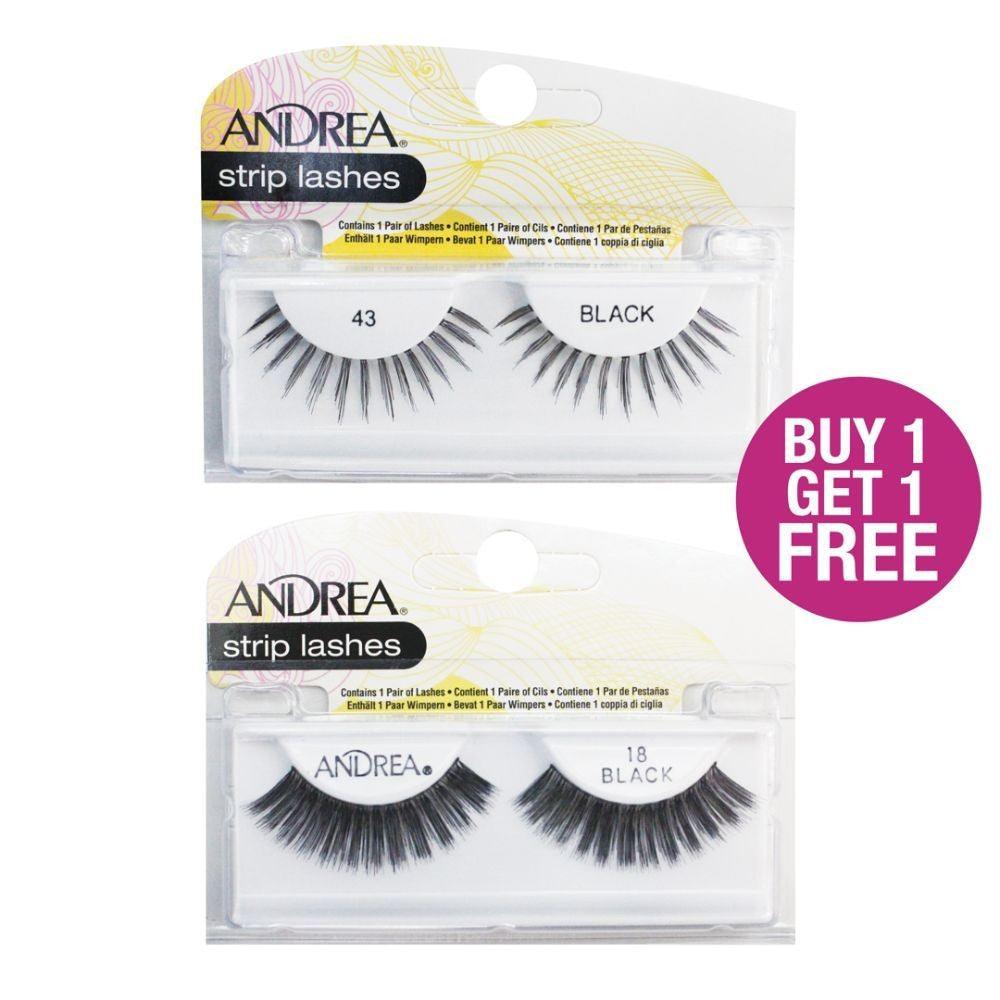 Andrea Lash Strip Mod Black Pack Of 2 - Medaid