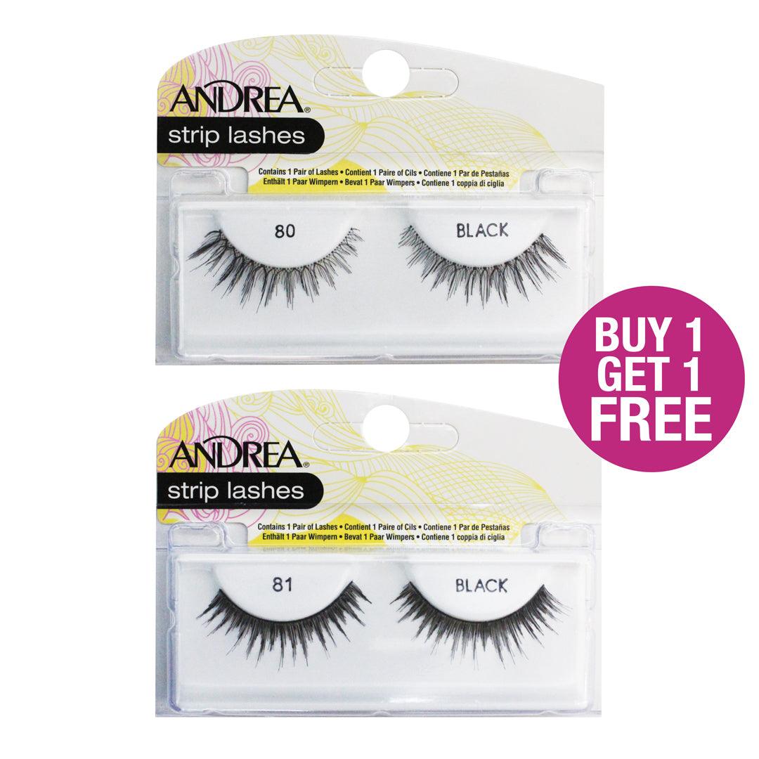 Andrea Lash Strip Mod Black Pack Of 2 - Medaid