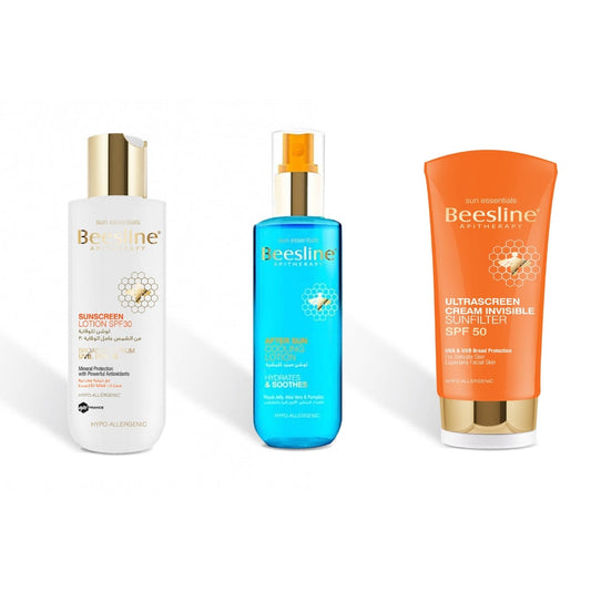 Beesline Bundle Ultra Screen + After lotion + Suncreen lotion - Medaid - Lebanon