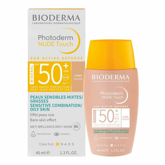 Bioderma Photoderm Nude Touch Spf 50+ Golden Tint