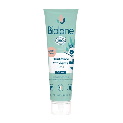 Biolane Toothpaste Natural - BIO DENTIFRICE 2 EN 1 - 50 ML - Medaid - Lebanon
