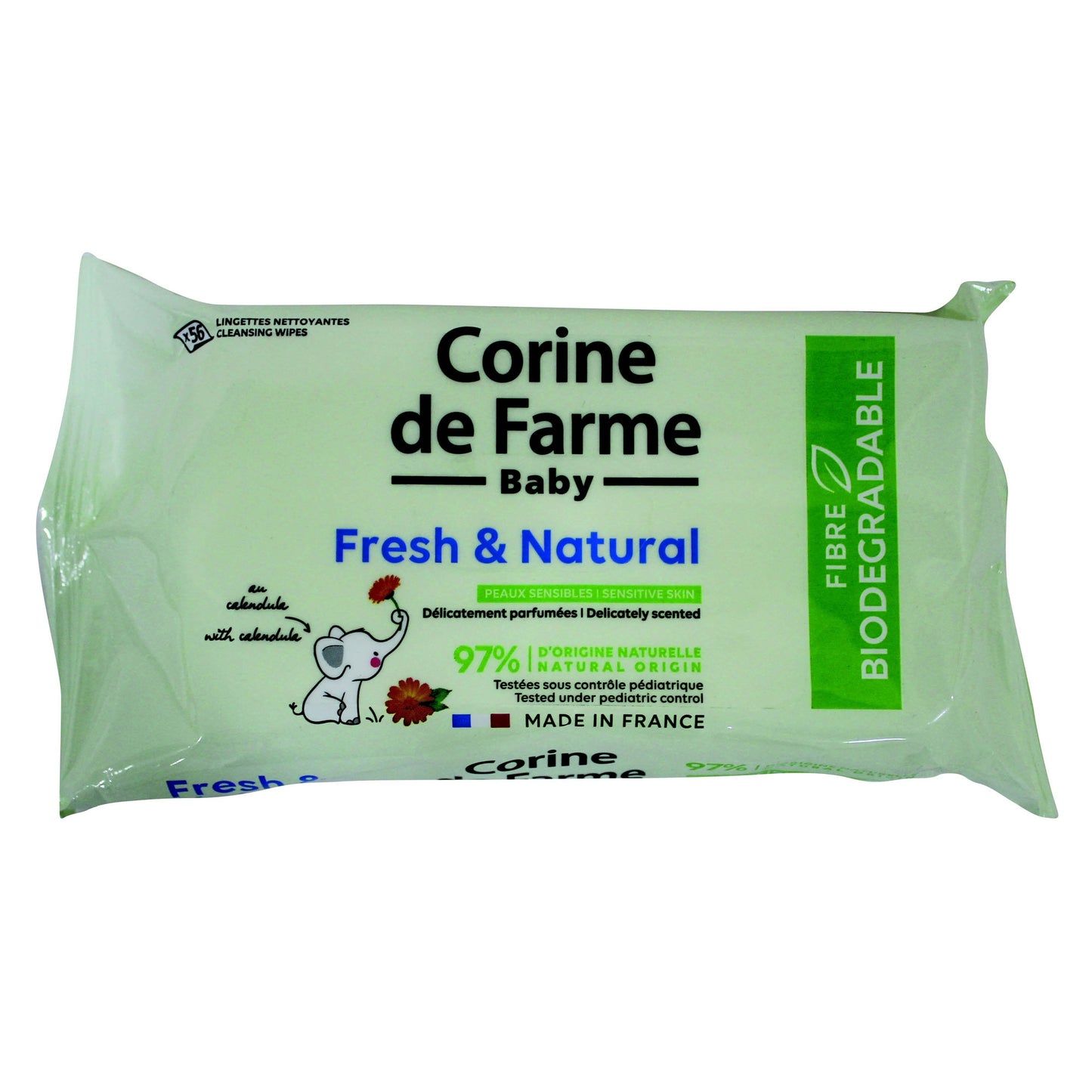 Corine De Farme Wipes Fresh And Natural - Medaid