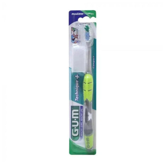 GUM Technique Medium Compact Head Toothbrush - Medaid