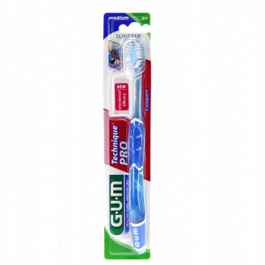 GUM Technique Pro-Medium Compact Head Toothbrush - Medaid