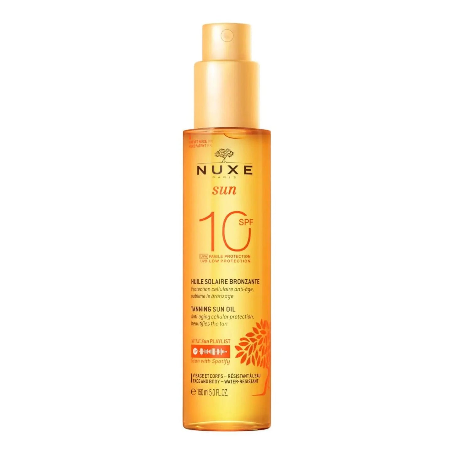 Nuxe Tanning Sun Oil Low Protection SPF10 - Medaid - Lebanon