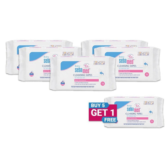 Sebamed Wipes Duo Pack Bundle Buy 5 Get 1 For Free - Medaid