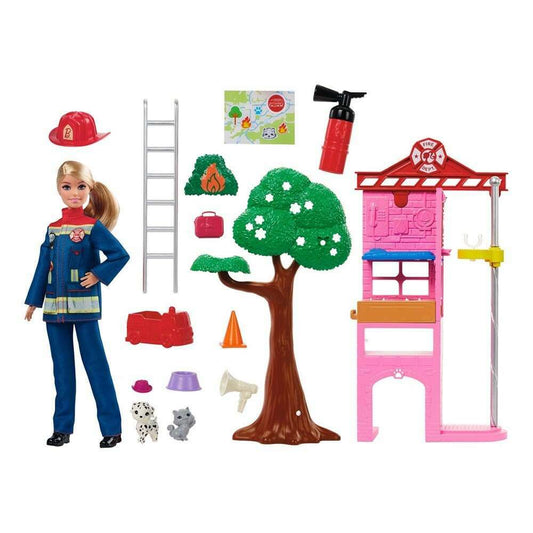 Mattel Firefighter Doll & Play Set - Medaid International