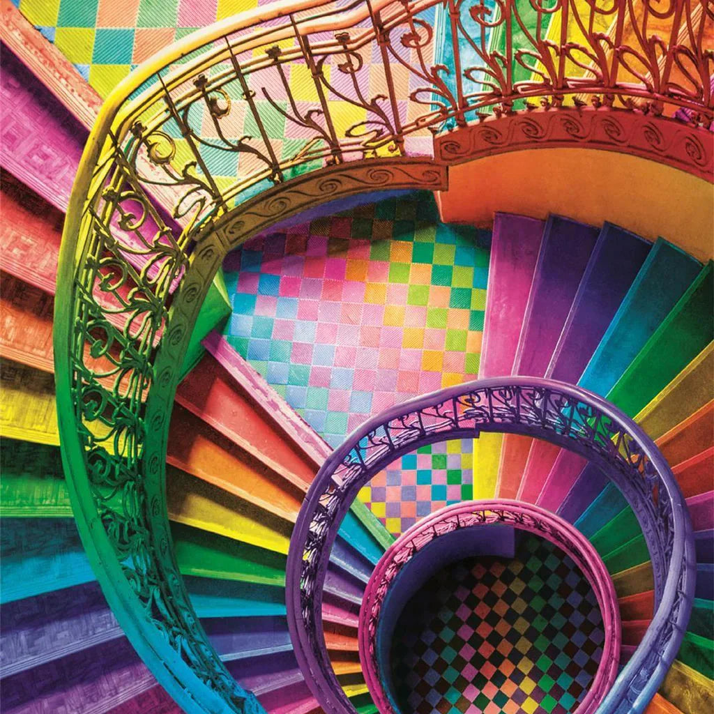 Colorboom Puzzle Stairs - 500 Pieces - Medaid International