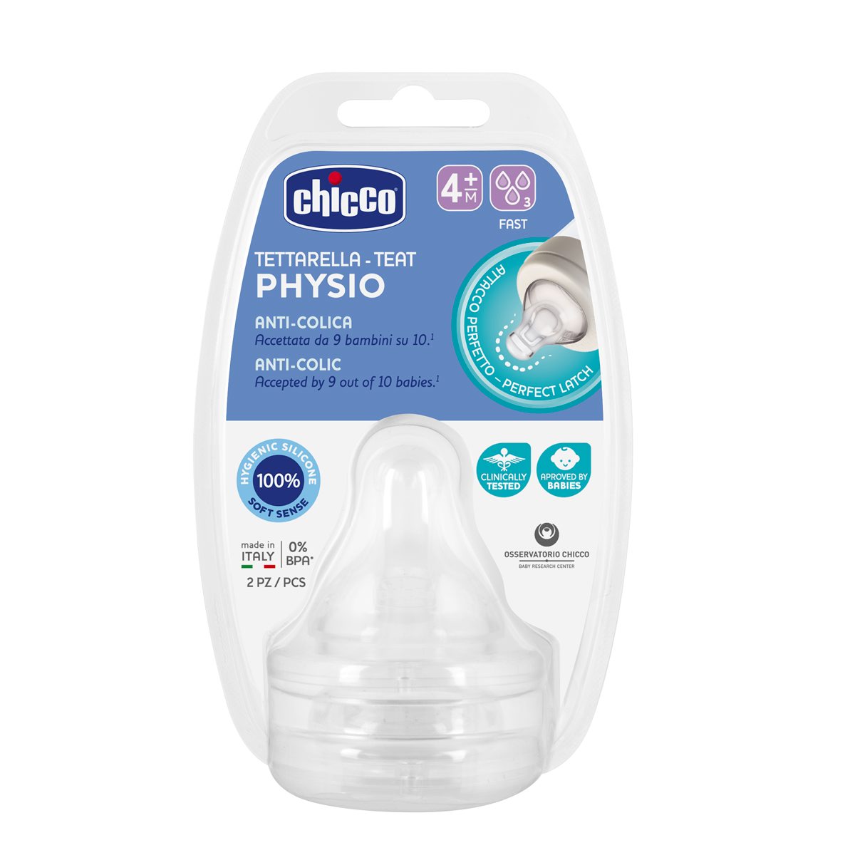 Chicco Nipple well being physio 4m+ - Medaid International