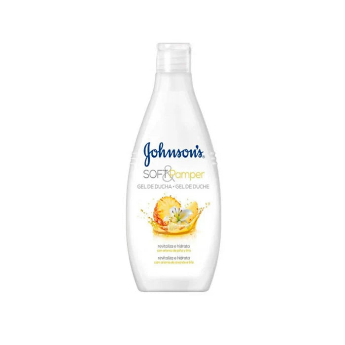 Johnson's soft and pamper body wash with pineapple and lily aroma 400ML - Medaid