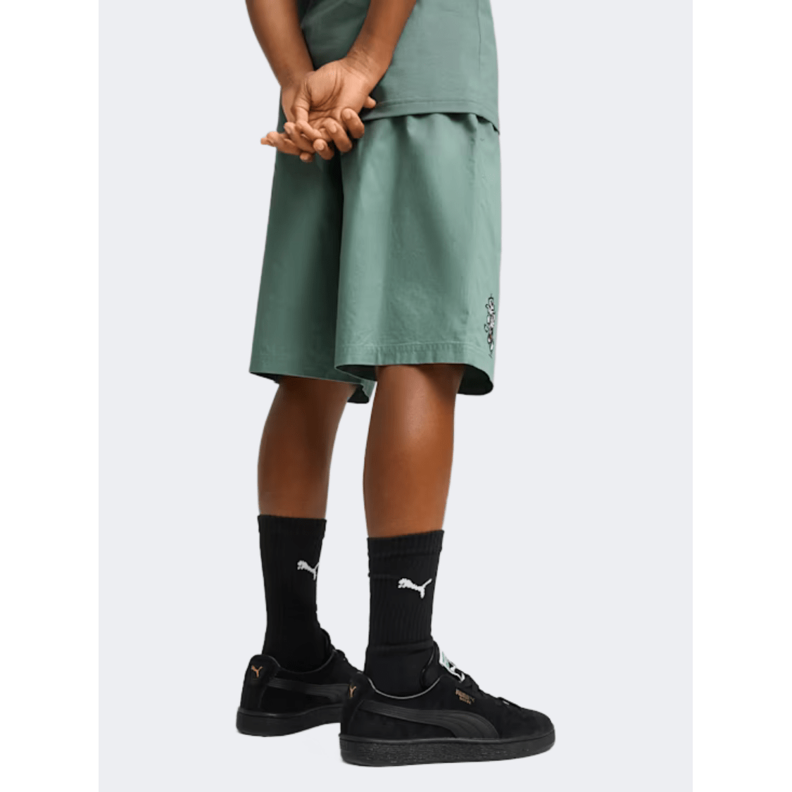 Puma Super Boys Lifestyle Short Green Moon - Medaid International