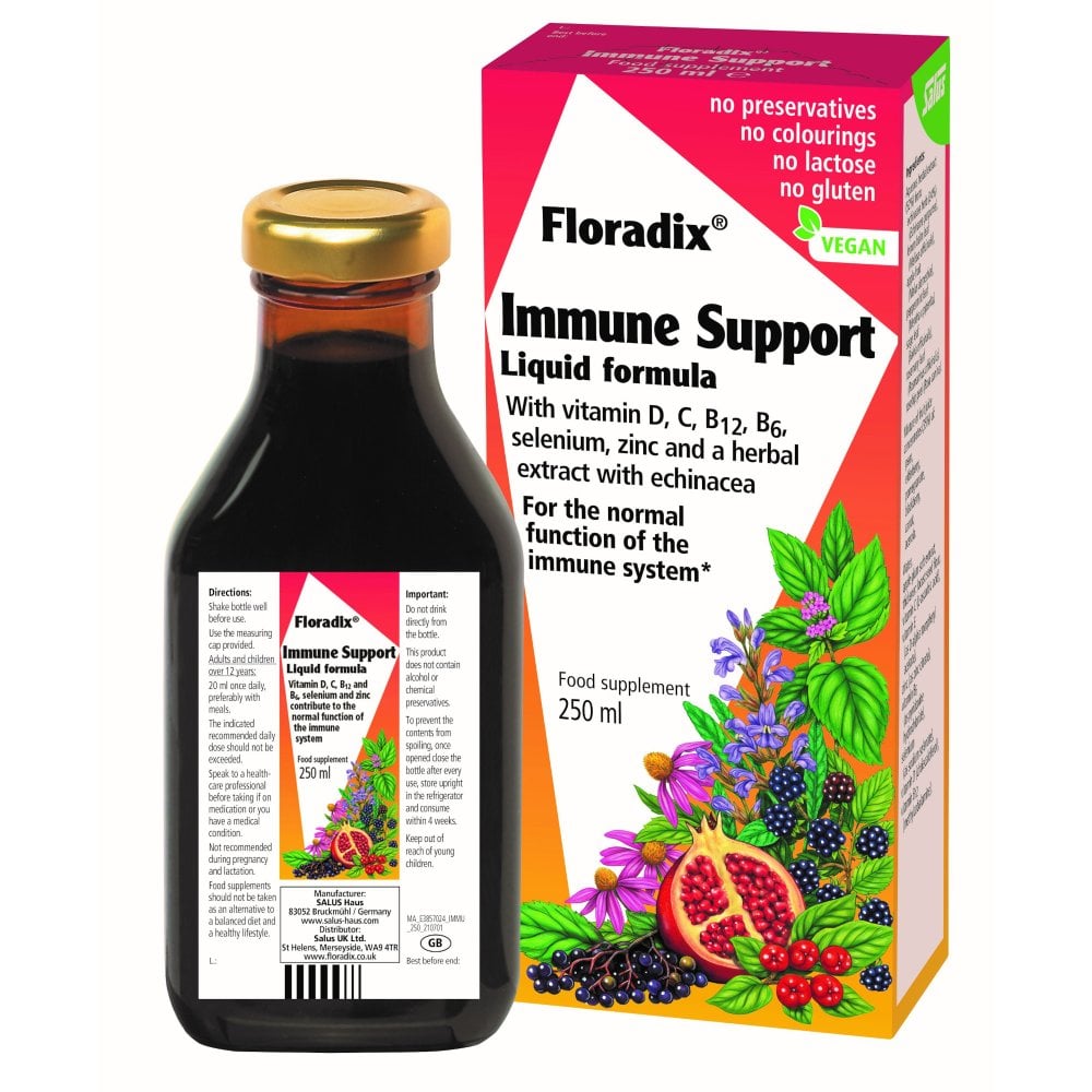 Floradix - Immune Support Liquid Formula 250ml - Medaid International