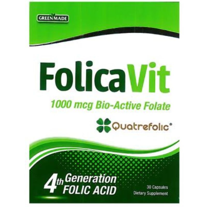 FolicaVit Quatrefolic 30 Capsules - Medaid