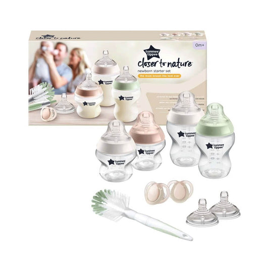 Tommee Tippee Closer to Nature 0m+ Newborn Starter Set Transparent - Medaid International