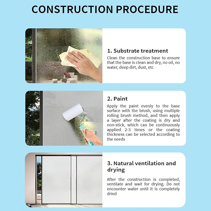 دهان زجاج للخصوصيّة – 500غ، ضد المَيّ