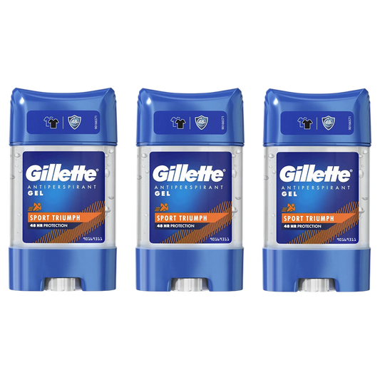 Gillette Sport Triumph Gel Deodorant For Him - Pack of 3 - Medaid