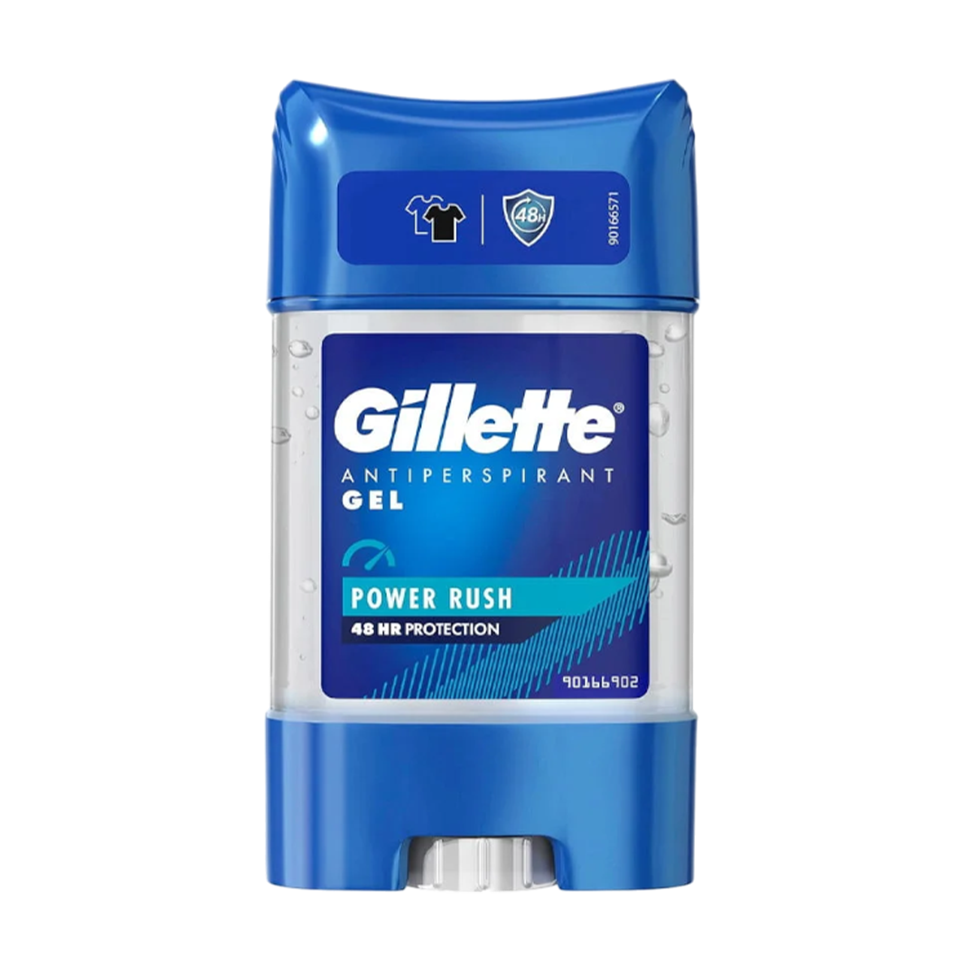 Gillette Power Rush Gel Deodorant For Him - 70ml - Medaid