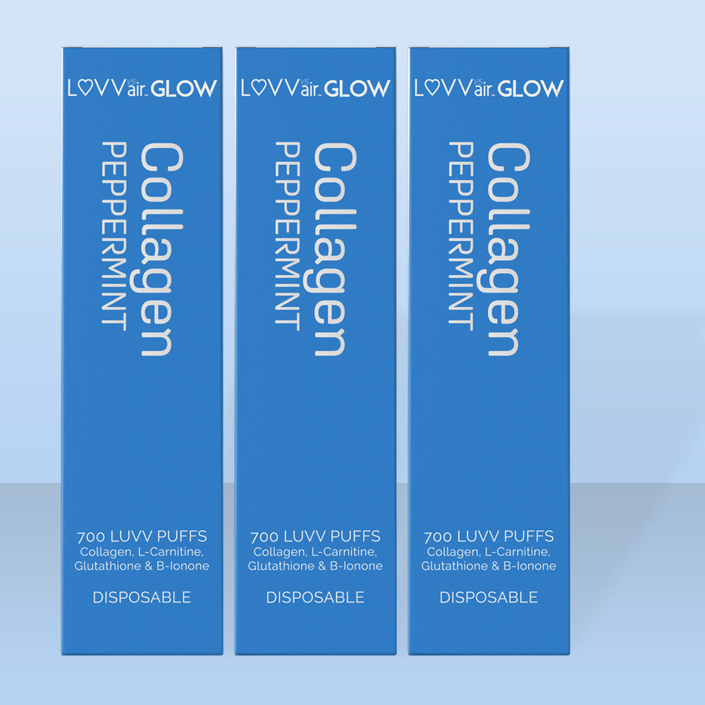 GLOW - Peppermint Flavored Collagen Cassia | Vitamin Inhaler - Medaid - Lebanon